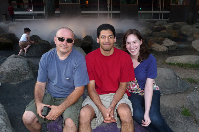 At the Science Center fountain Fountain1