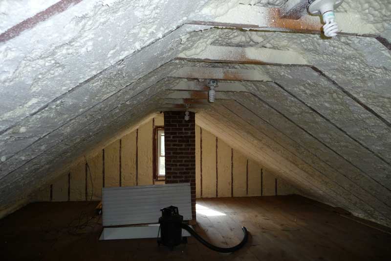 Just after insulation - September 4th Insulation