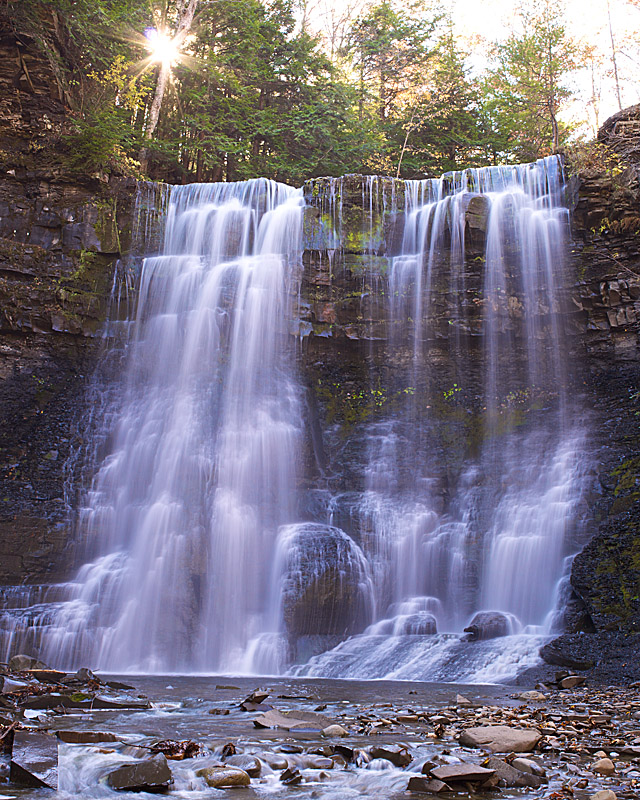 Falls from below Falls from below