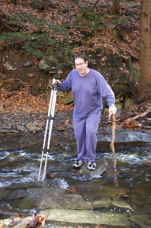 Dave crossing Dave crossing